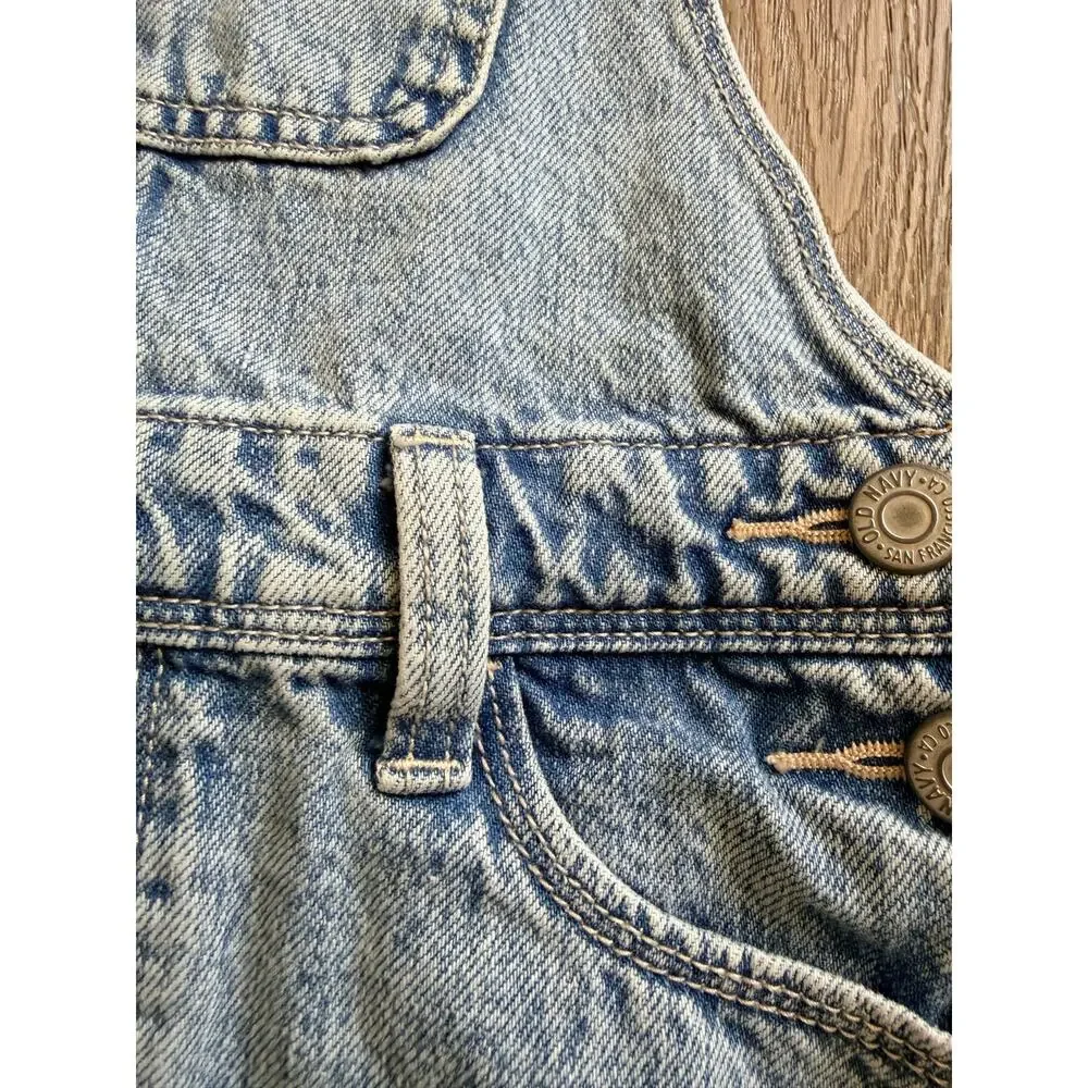 Super Cute Old Navy Girls Light Wash Denim Jumper Dress